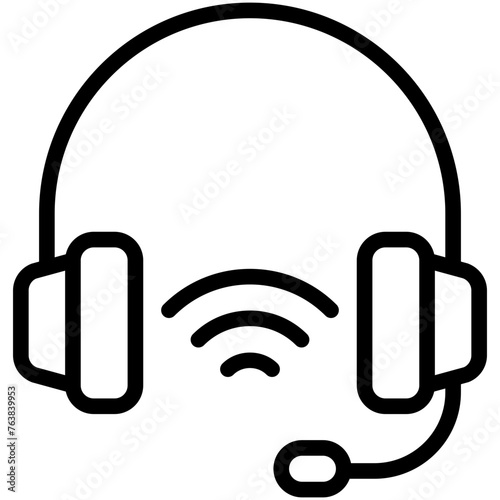 headset wireless icon