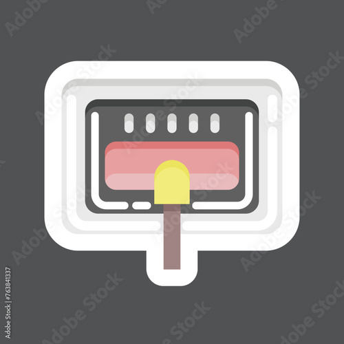 Sticker Carpet Clean. related to Laundry symbol. simple design editable. simple illustration, good for prints