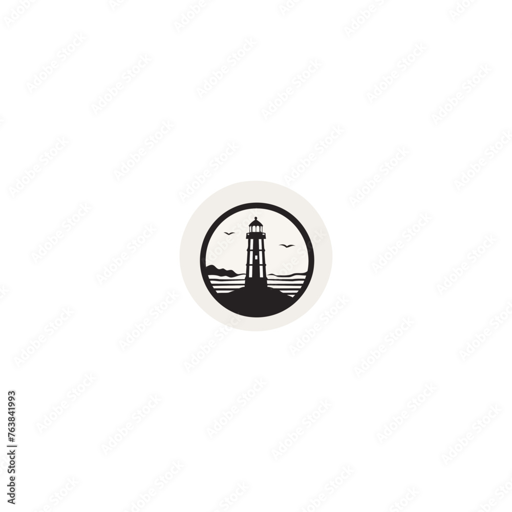 Lighthouse logo design icon vector template Lighthouse logo design icon vector template