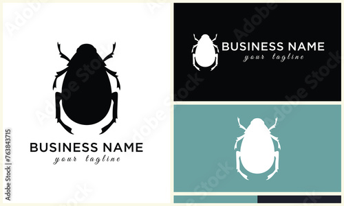 silhouette beetle insect ant template