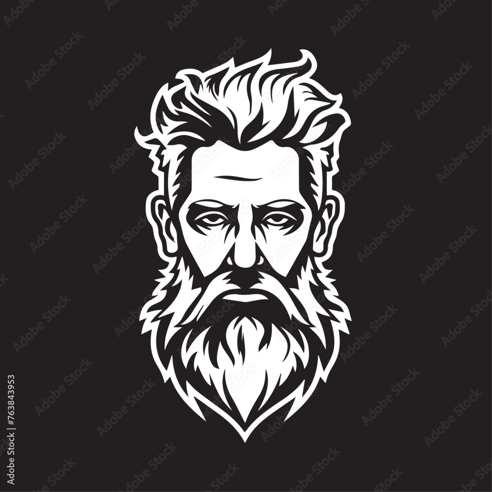 Bearded Man in cartoon, doodle style. Image for t-shirt, web, mobile apps and ui. Isolated 2d vector illustration in logo, icon, sketch style, Eps 10. AI Generative Bearded Man in cartoon, doodle style. Image for t-shirt, web, mobile apps and ui. Isolated 2d vector illustration in logo, icon, sketch style, Eps 10. AI Generative