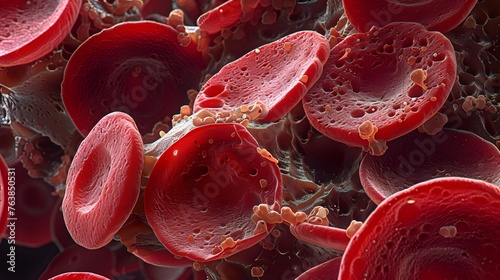 red blood cell ultrastructure photo