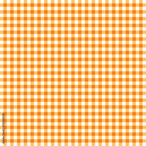 Orange tablecloth seamless pattern