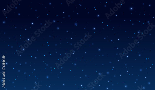 Star sky background. Night space. Universe illustration