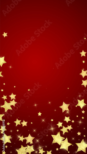 Magic stars vector overlay.  Gold stars scattered