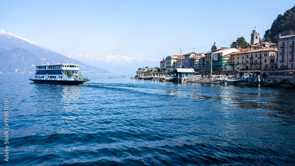 Bellagio town at the famous Italian lake Como