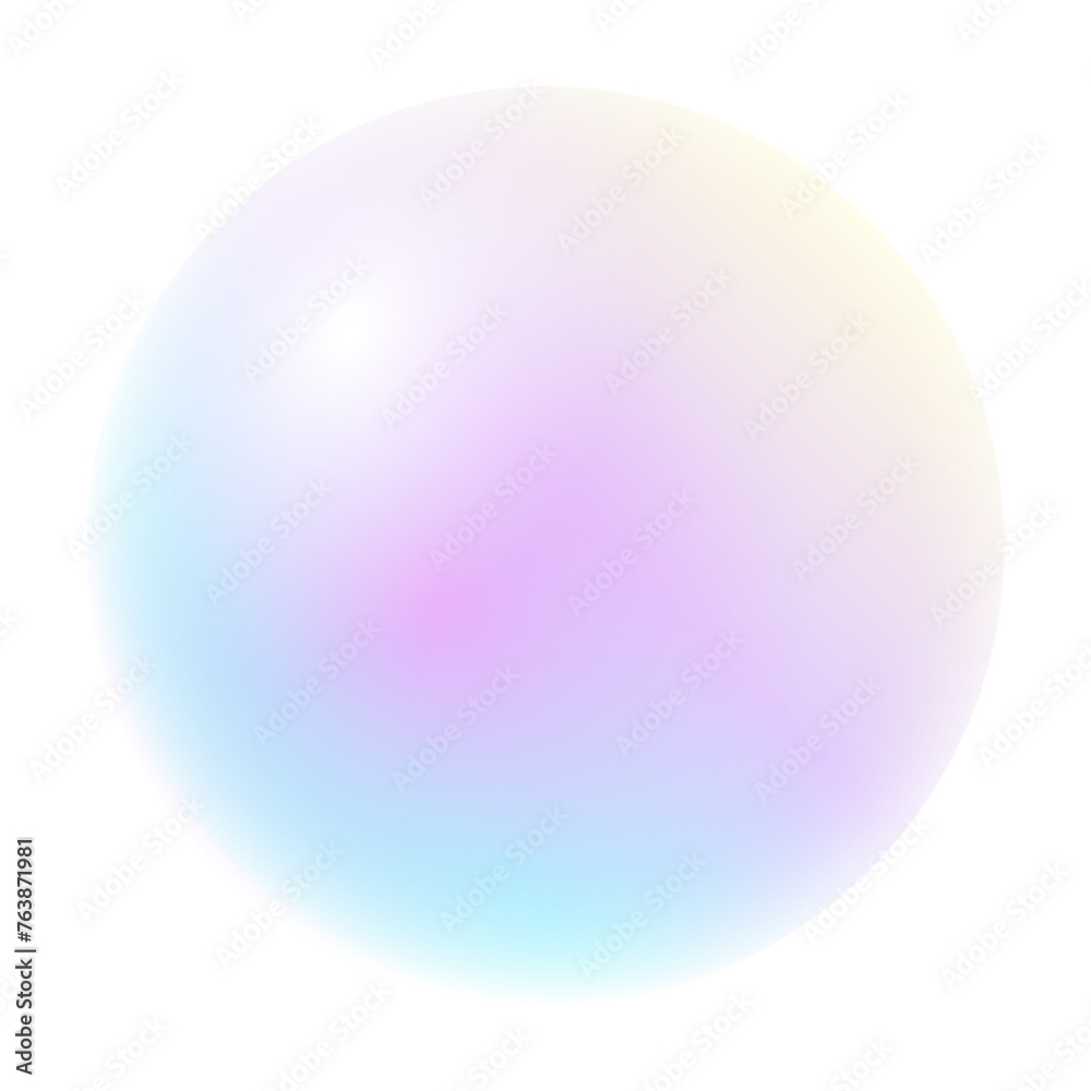 Vector abstract circle of soft gradient colorful design background