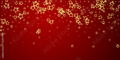 Christmas stars vector overlay.