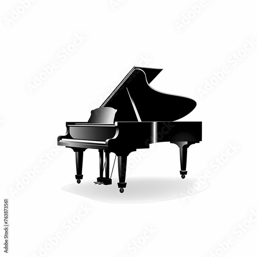 logo illustration of piano
