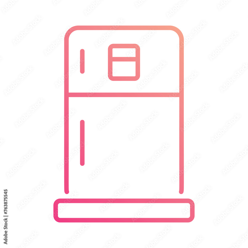 Fridge icon editable stock vector illustration. Fridge icon editable stock vector illustration.