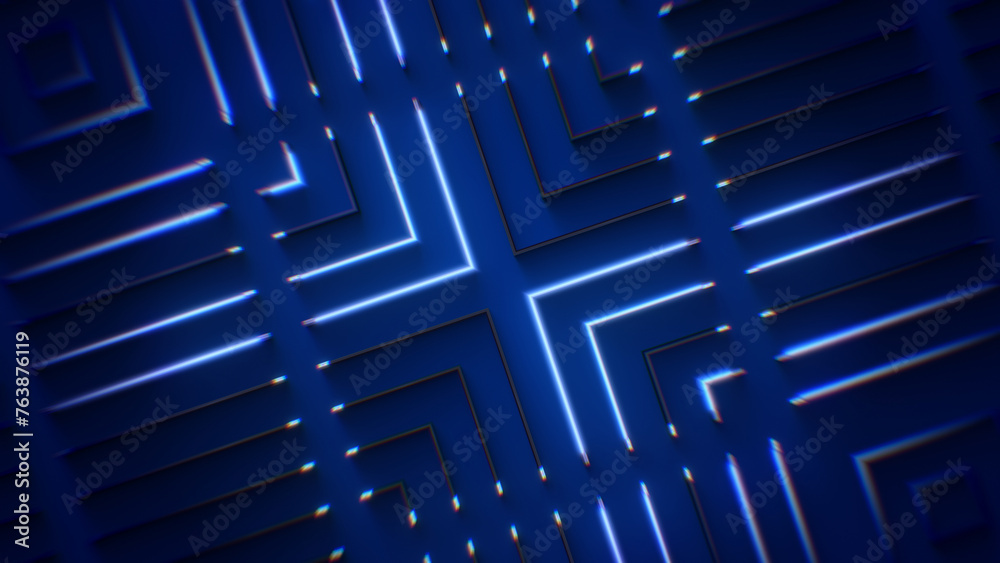 A background pattern of neon strip lights. A background pattern of neon strip lights.