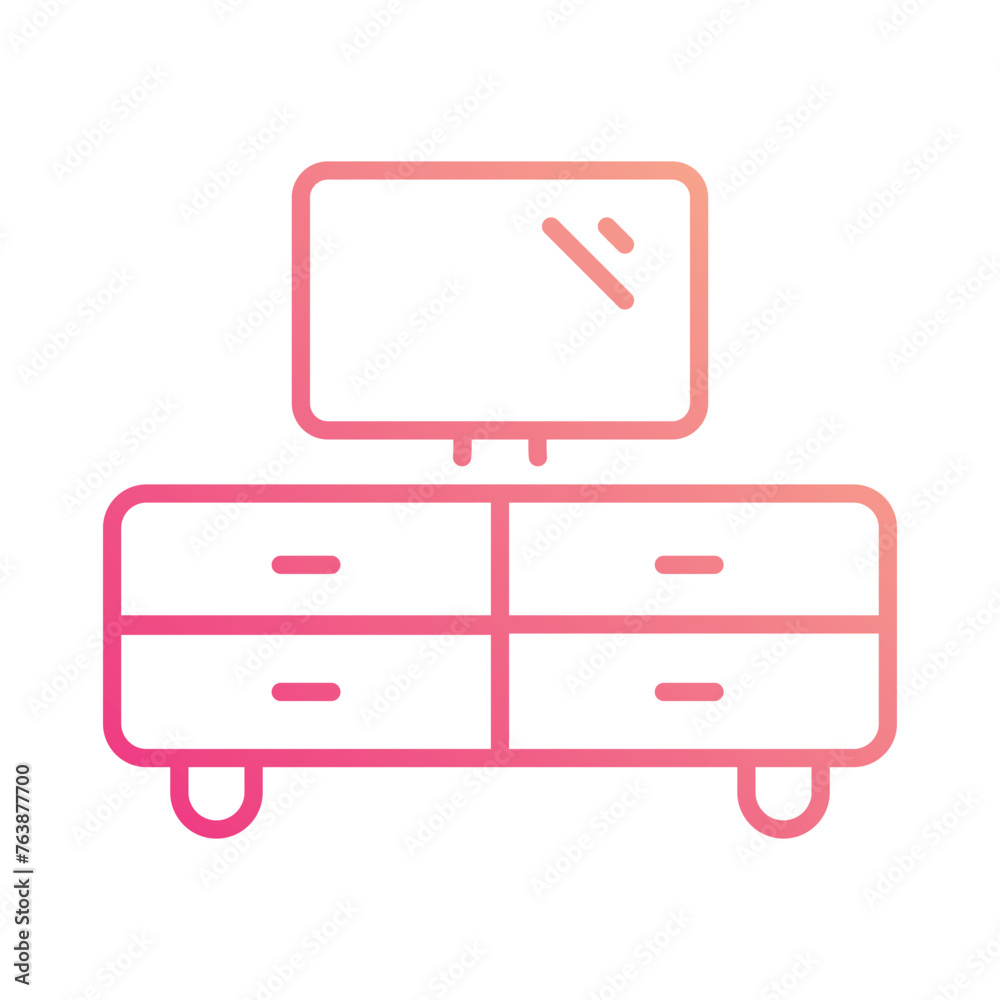 TV icon editable stock vector illustration. TV icon editable stock vector illustration.