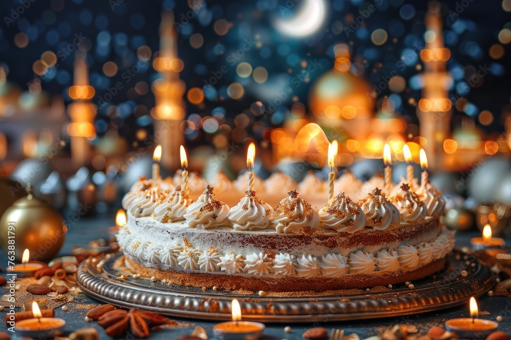 ramadan special cake professional advertising food photography
