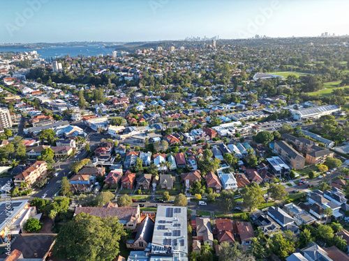 Aerial view of Manly, Sydney, New South Wales, Australia photo
