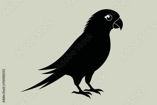  Lovebird silhouette vector arts illustration