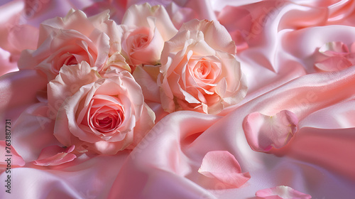 close up of pink roses © Prommarin
