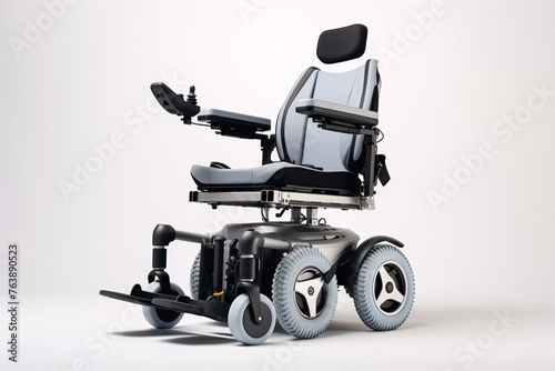 a wheelchair with wheels