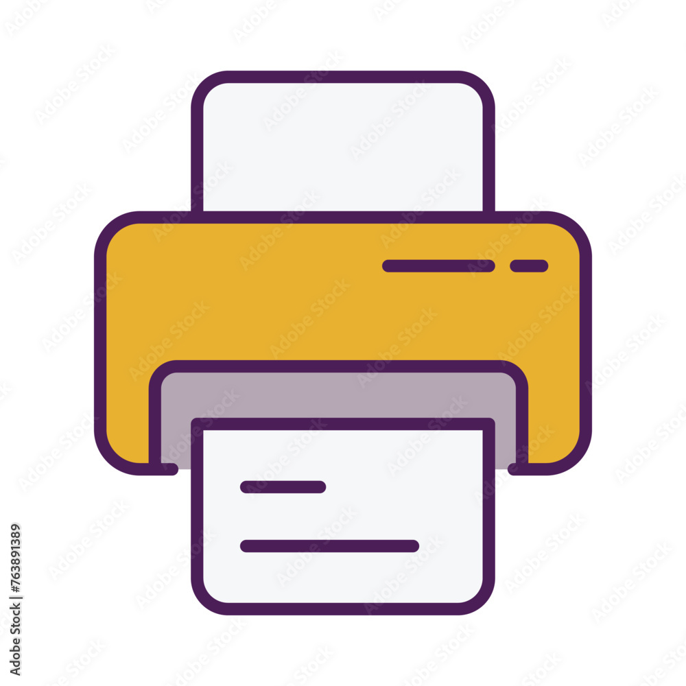 Printer icon editable stock vector illustration. Printer icon editable stock vector illustration.