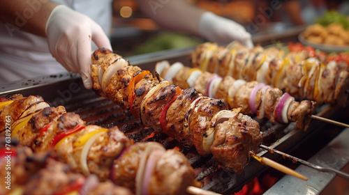 Wallpaper Mural shish kebab on the grill,ai Torontodigital.ca