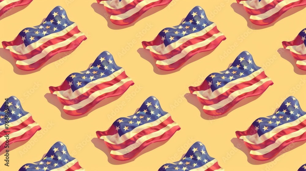 Fototapeta premium US presidential election. USA flag