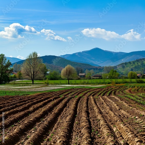  Farmland in spring