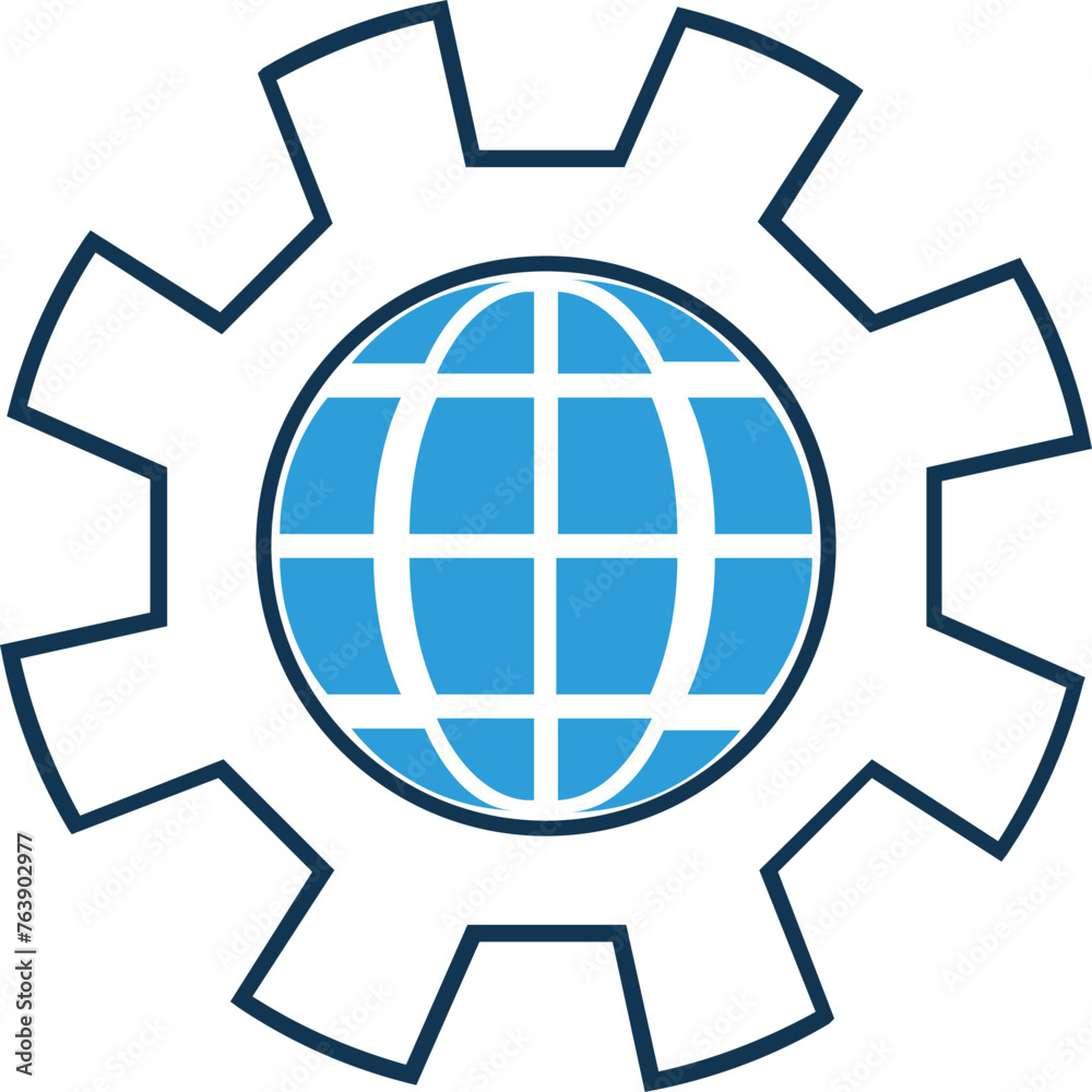 Global Preferences Vector Icon easily modified Global Preferences Vector Icon easily modified