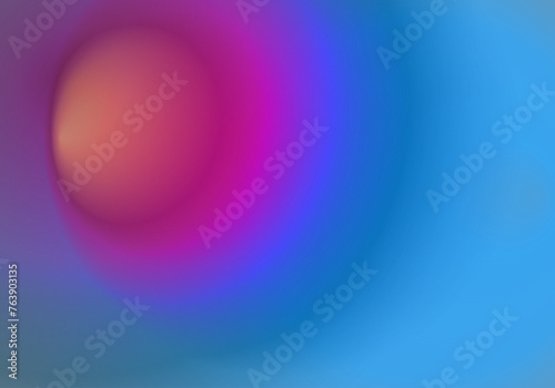 Fondo abstracto en degradado negro, fucsia, azul y turquesa. Surgimiento. Nacimiento
