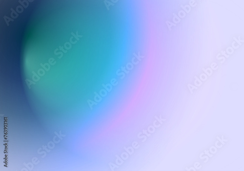 Fondo abstracto radial lateral en degradado negro, azul, fucsia y narana pastel