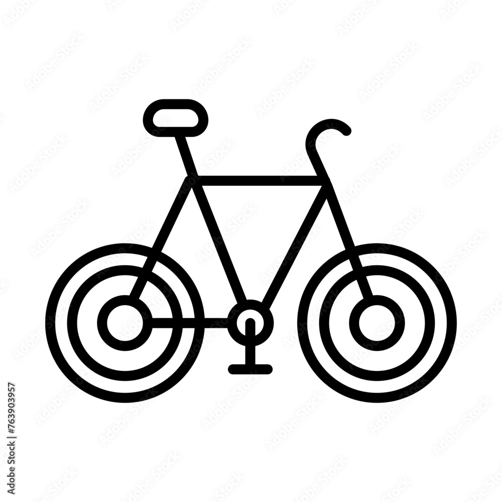 Bicycle icon line icon Bicycle icon line icon
