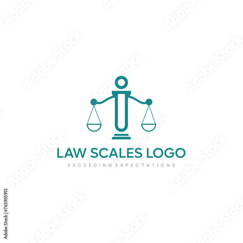 Law firm logo icon. Symbol for Justice.

