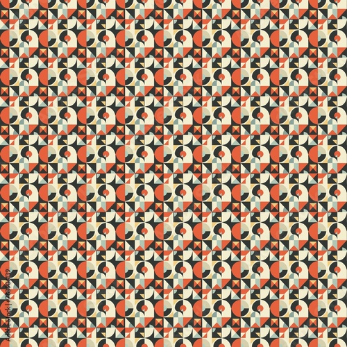 seamless pattern Geometric Abstraction minimalist
