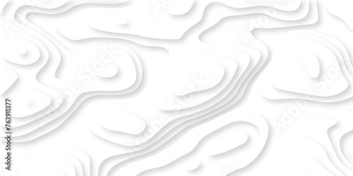 Vector topographic Gray and white wave Seamless abstract white papercut background 3d realistic design use for ads banner and advertising print design 3d topography relief.