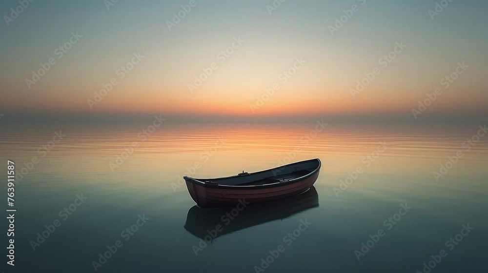 Solitude at Sea Twilight Serenit