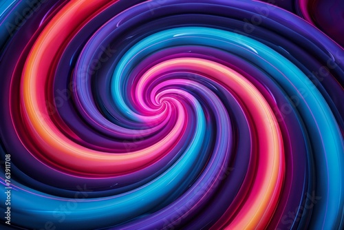 Abstract Colorful Swirls and Twisting Lines Background  Vibrant Digital Art Wallpaper Design