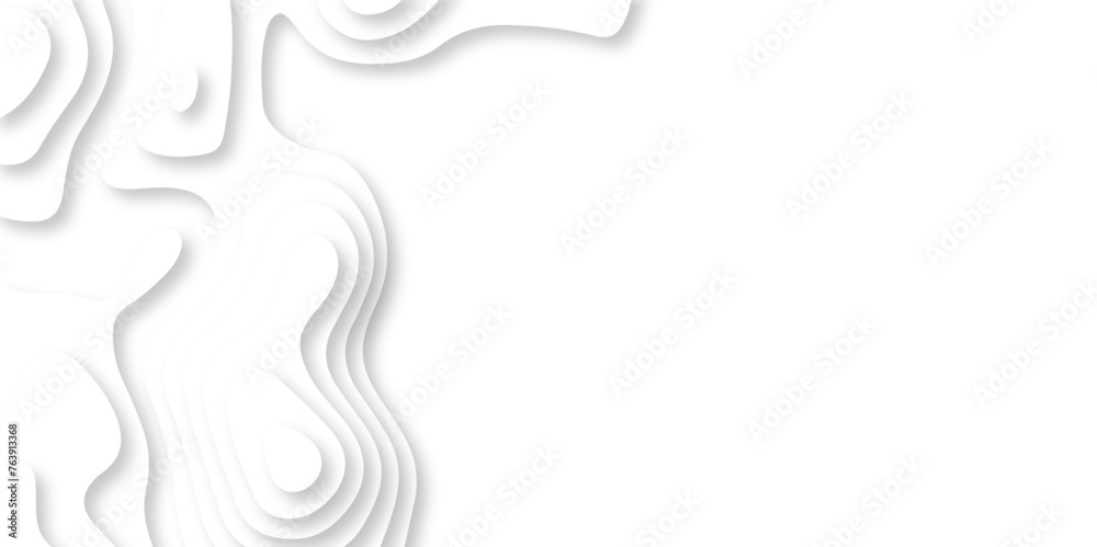Vector topographic Gray and white wave Seamless abstract white papercut background 3d realistic design use for ads banner and advertising print design 3d topography relief. Vector topographic Gray and white wave Seamless abstract white papercut background 3d realistic design use for ads banner and advertising print design 3d topography relief.