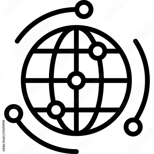 Globality Vector Icon Design Illustration photo