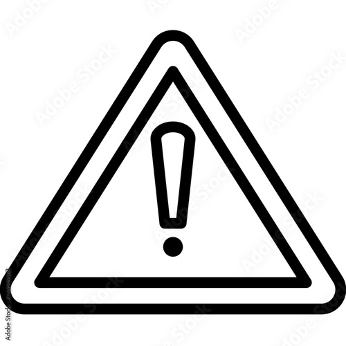 Caution Sign Vector Icon Design Illustration