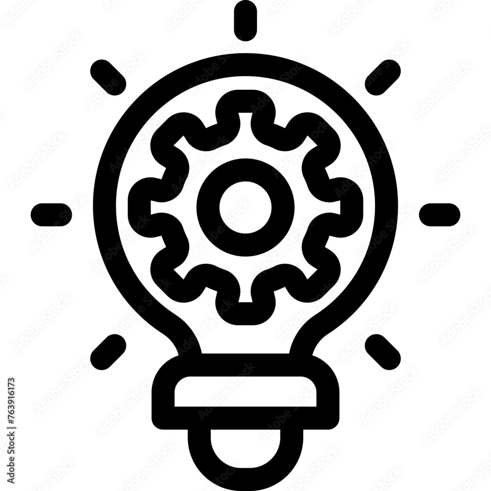 Obraz premium Innovation Vector Icon Design Illustration