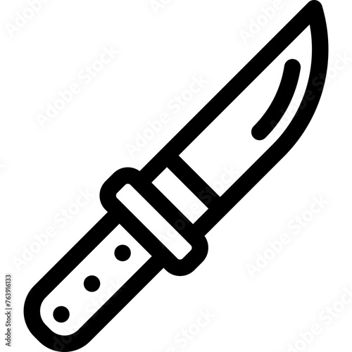 Knife Vector Icon Design Illustration