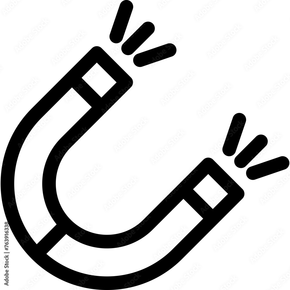 Magnet Vector Icon Design Illustration Magnet Vector Icon Design Illustration