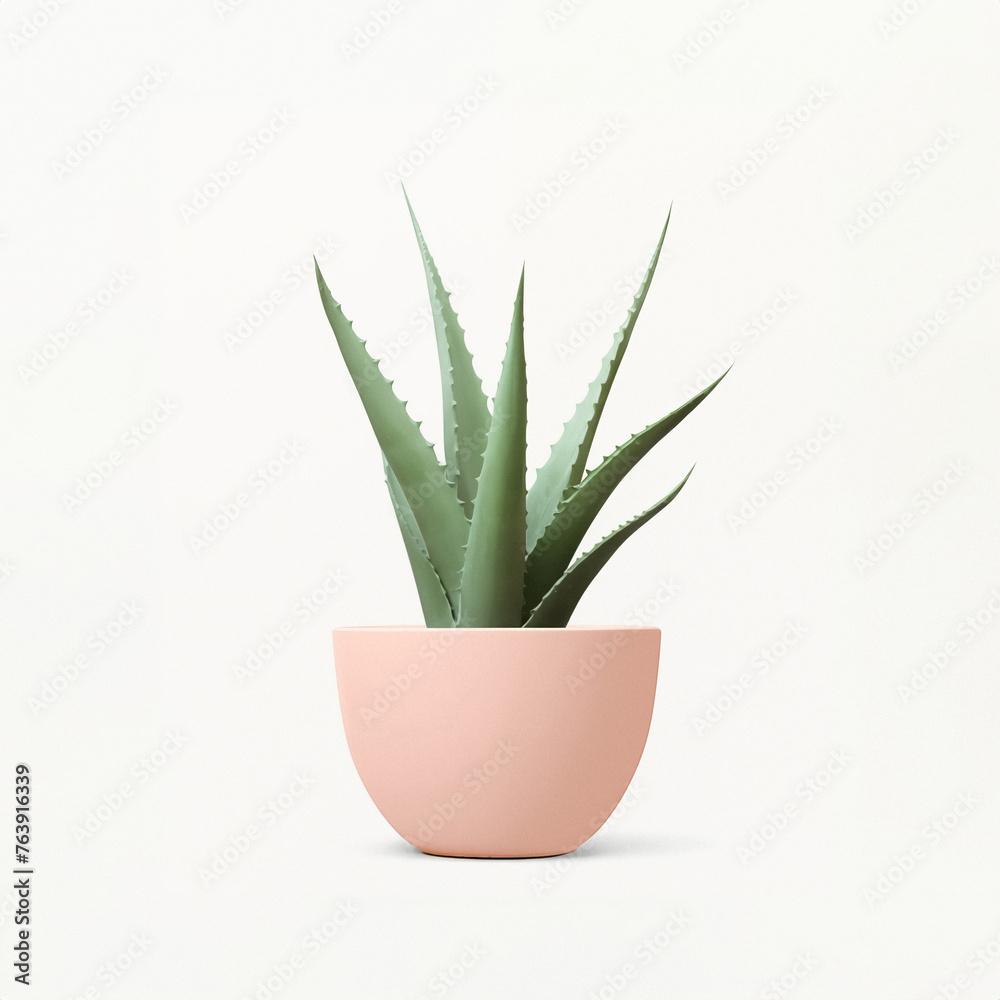 Isolated succulent plant Isolated succulent plant