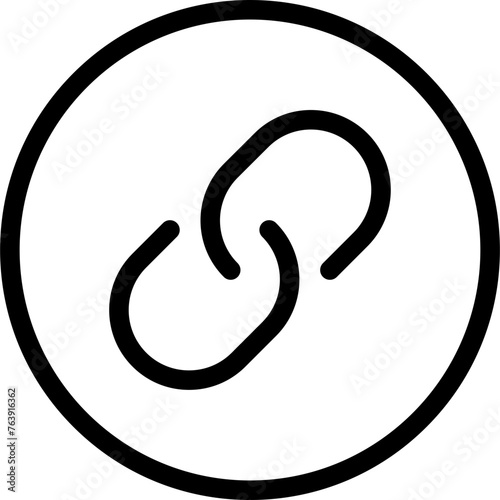 Link Vector Icon Design Illustration