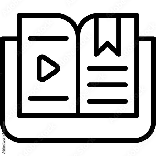 Chapter Vector Icon Design Illustration