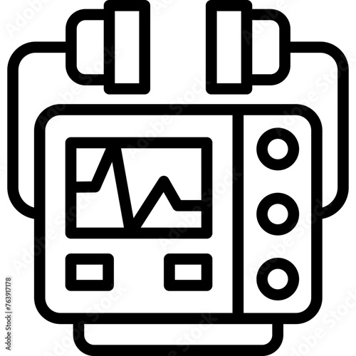 Defibrillator Vector Icon Design Illustration