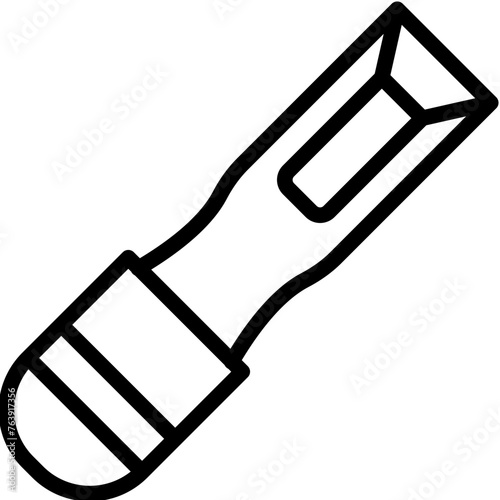 Chisel Vector Icon Design Illustration