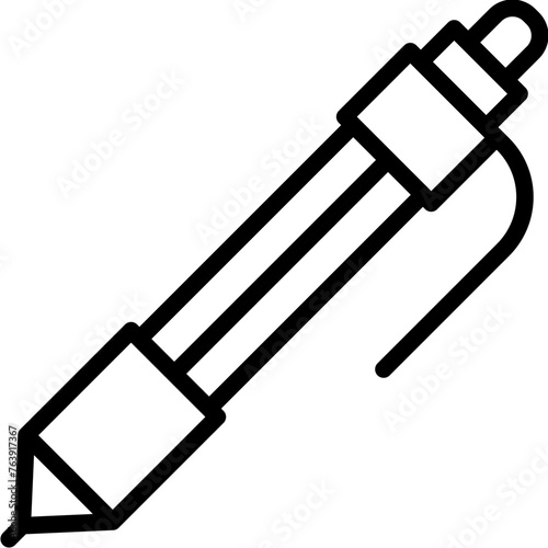Ballpoint Vector Icon Design Illustration