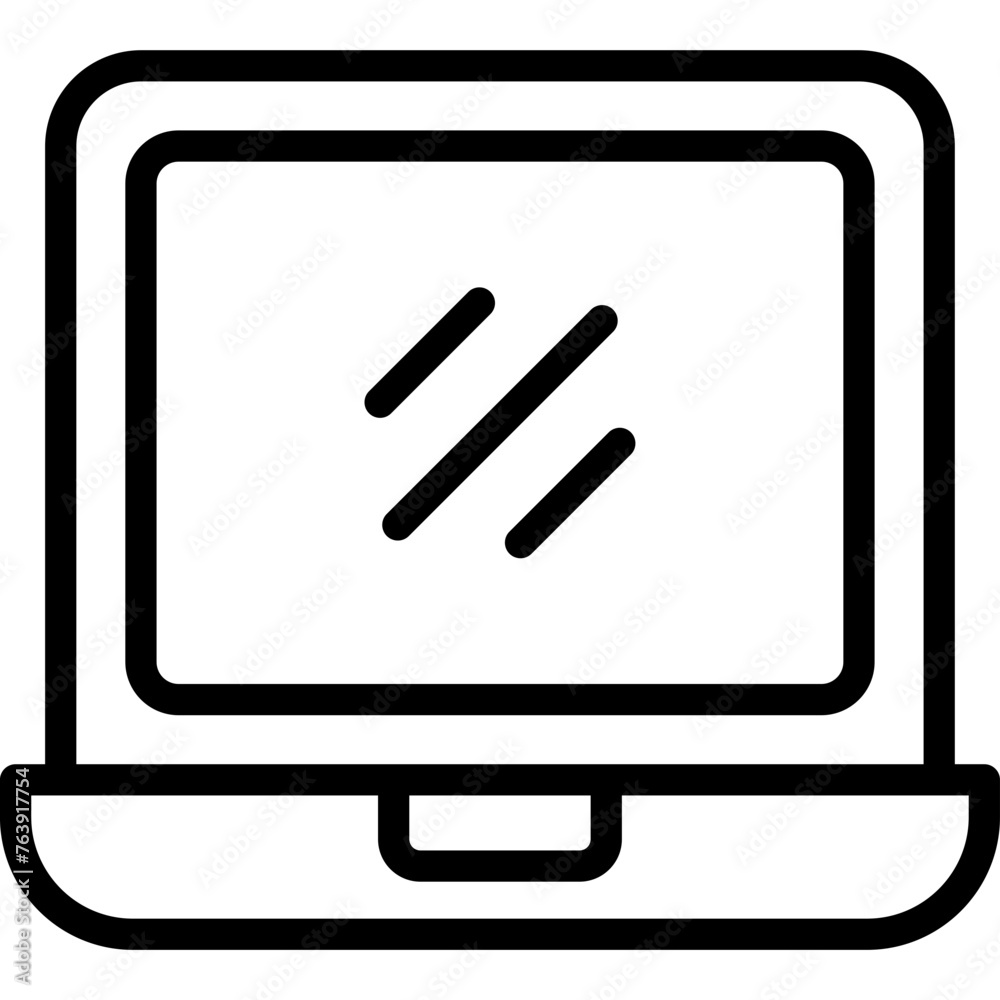 Laptop Vector Icon Design Illustration Laptop Vector Icon Design Illustration