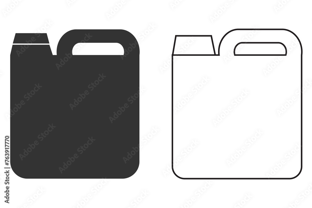 Canister wash icon. Washing container background vector ilustration.