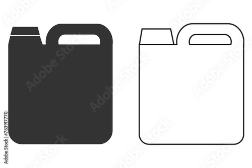 Canister wash icon. Washing container background vector ilustration.