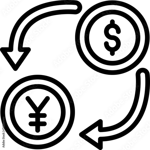 Exchange Vector Icon Design Illustration